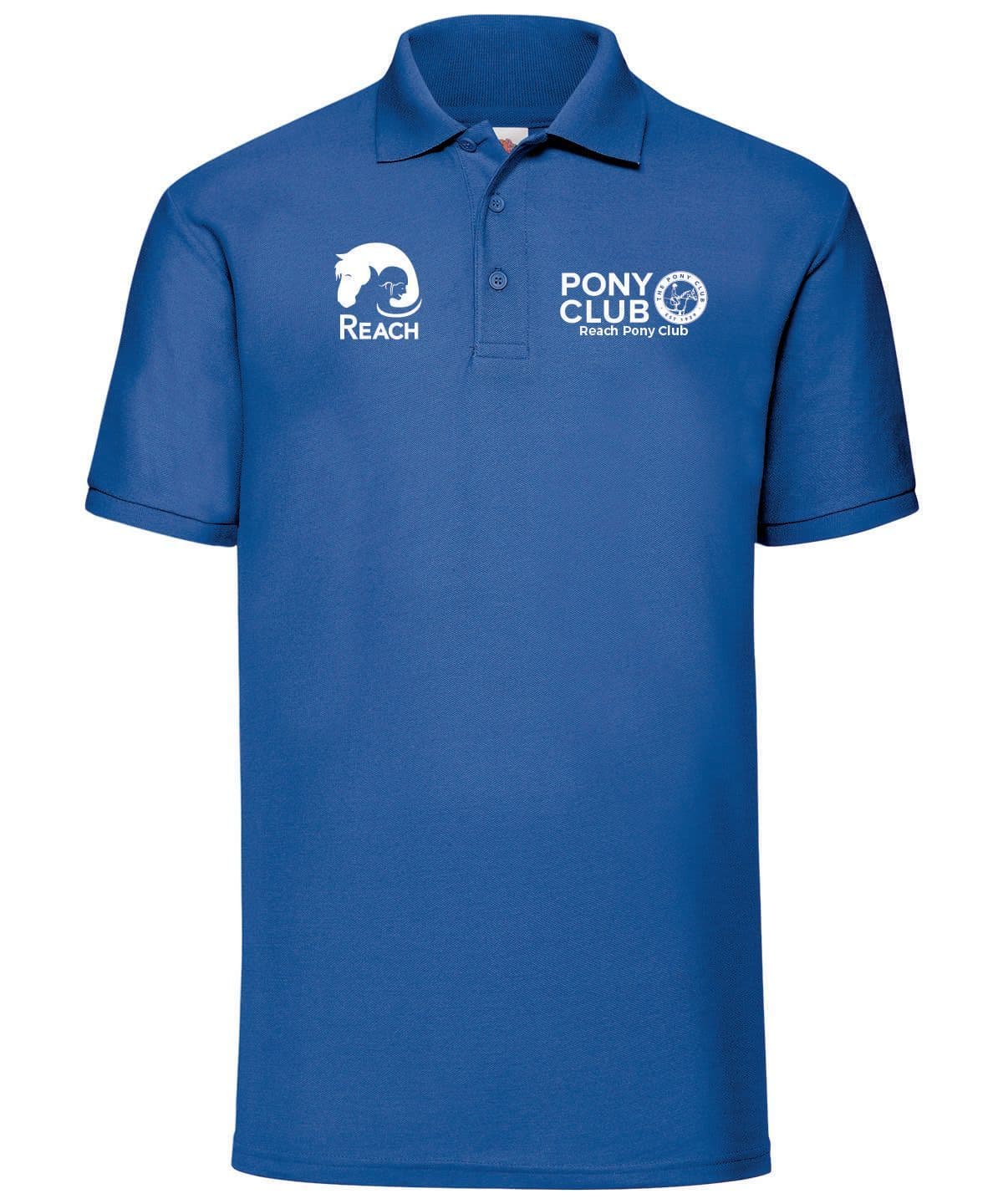 Children's Reach Pony Club Royal Blue Polo Shirt UC103