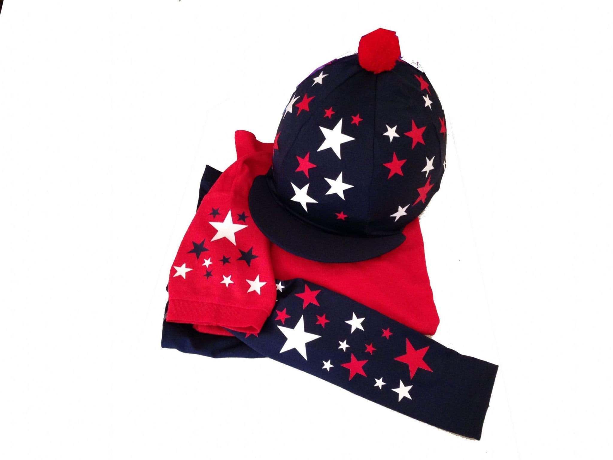 Children's Red/Navy/white Base Layer, polo and silk