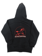 Children's Red Piece Equestrian Stables Navy ZIP Hoodie
