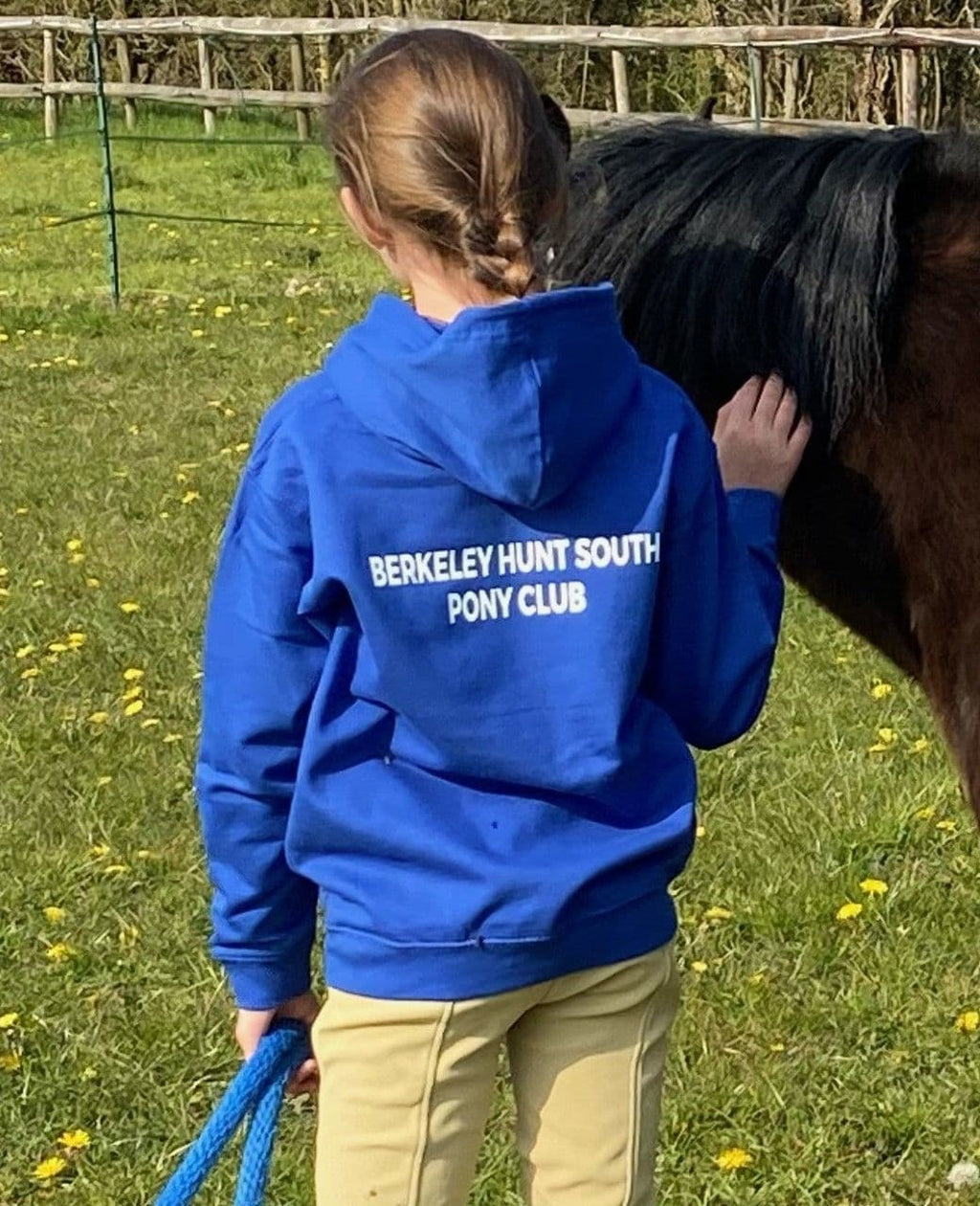 Children's Royal Blue Berkeley South Hunt Pony Club Hoodie