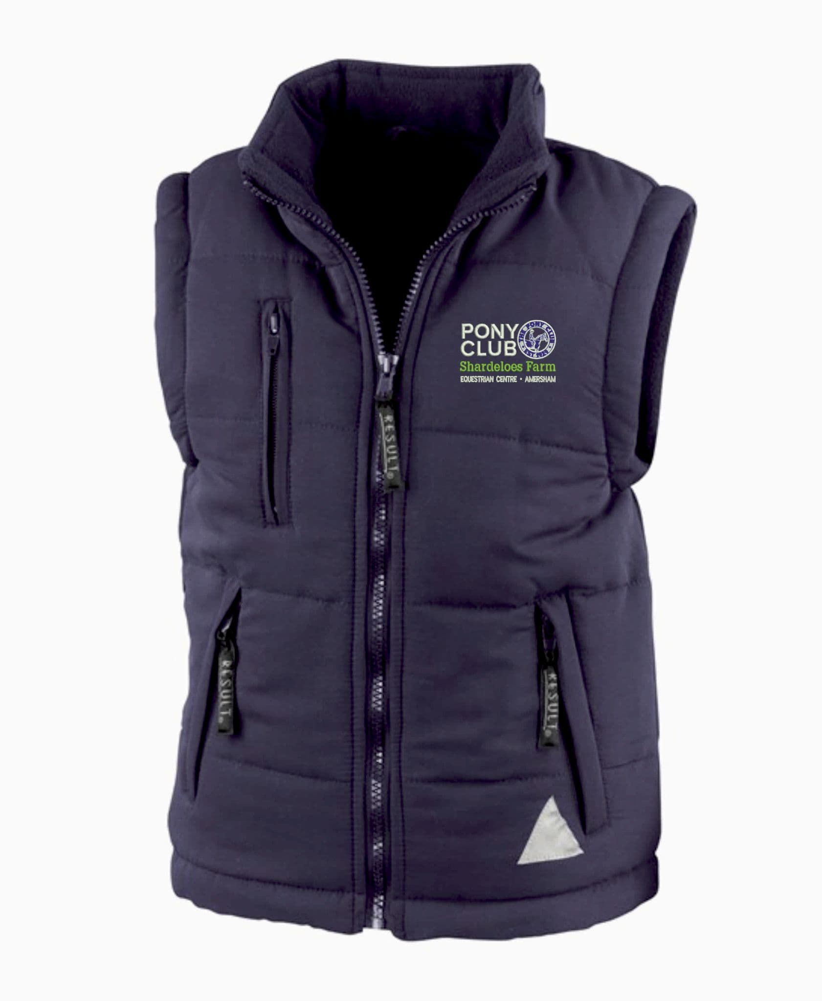 Children's Shardeloes Navy ultra padded bodywarmer RE88J