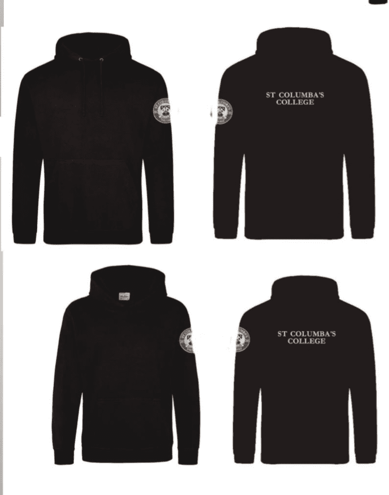 Children's St Columba's College black hoodie JH001b