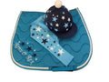 Children's Turquoise/White/Navy Base Layer Cross Country Colours
