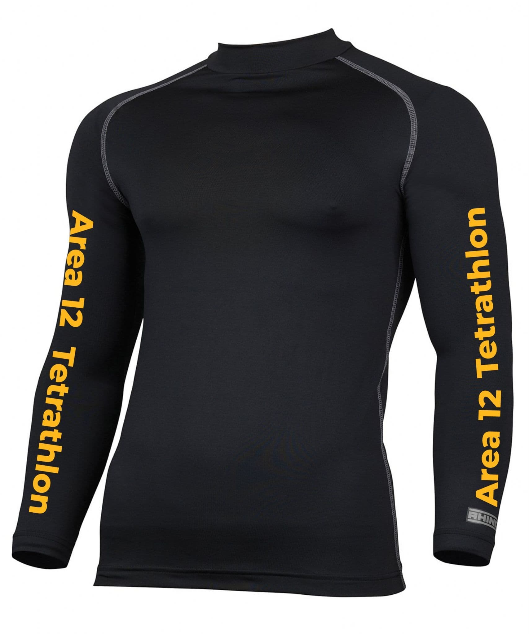CHILDRENS Area 12 Black Base Layer