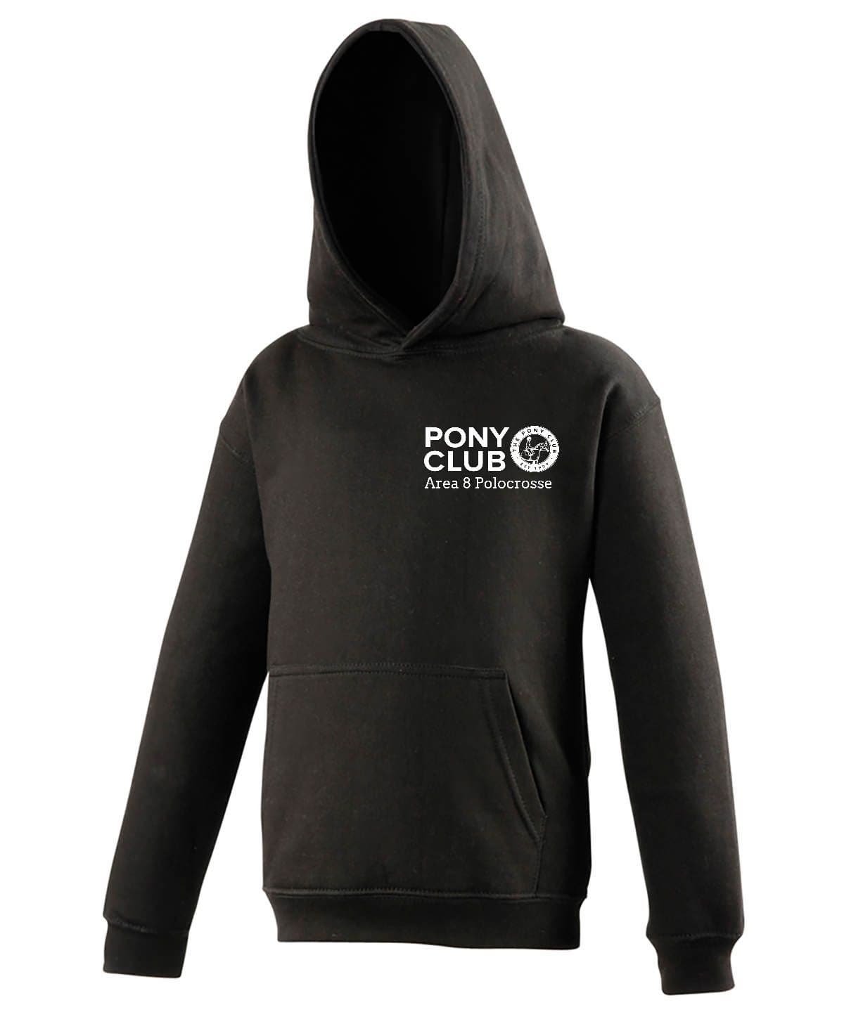 Children's Area 8 Polocrosse Black Hoodie
