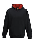 Children's Black/Red Wilmslow RC Hoodie