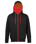 Children's Black/Red Wilmslow RC Zip Hoodie