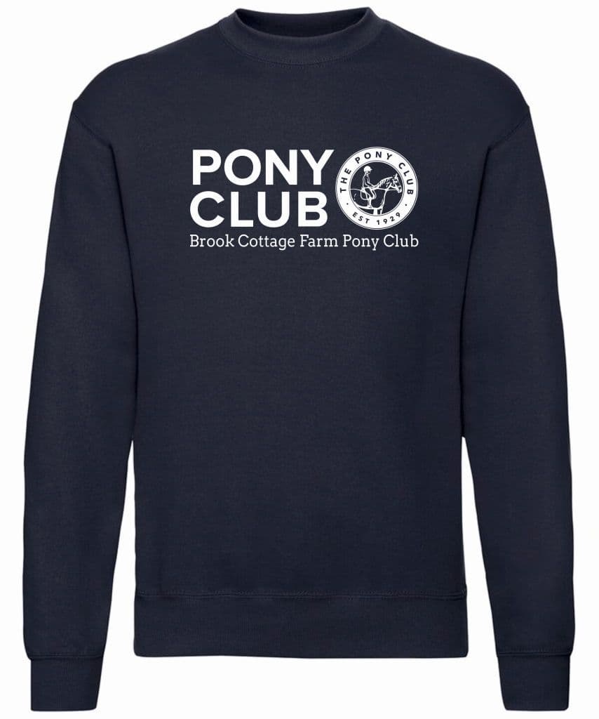 Children's Brook Cottage Farm Navy Sweatshirt UX7