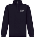 Children's Burghley PC Navy CAMP Quarter Zip Tracksuit top LV875