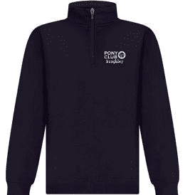 Children's Burghley PC Navy CAMP Quarter Zip Tracksuit top LV875