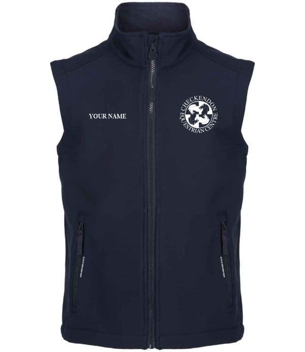 CHILDRENS Checkendon Navy Soft-shell Gilet – RG342
