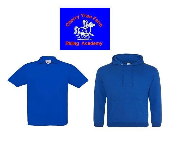 Children's Cherry Tree Farm Polo and Hoodie combo £50