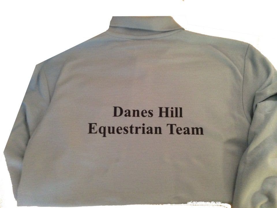 Children's Danes Hill Team Light Blue Long Sleeve Polo
