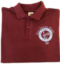 Children's East Devon Hunt Polo Shirt Burgundy UC103