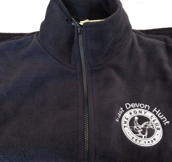 Children's East DEvon Navy Blue Fleece Gilet RE37J