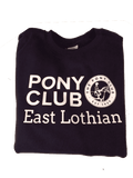 Children's East Lothian Pony Club Navy Sweatshirt UX7