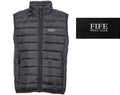 Children's Fife PC Padded Black Gilet 04446