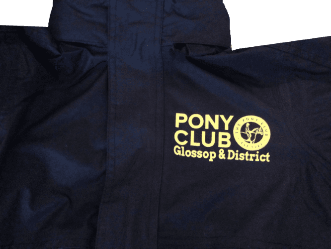 Children's Glossop and District Pony Club Black Regatta Dover jacket