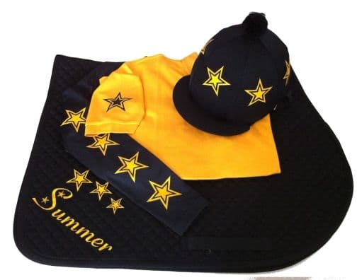 Children's Golden Yellow/Black Base Layer Cross Country Colours