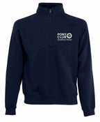 Children's Grafton PC Navy Quarter Zip Tracksuit top LV875