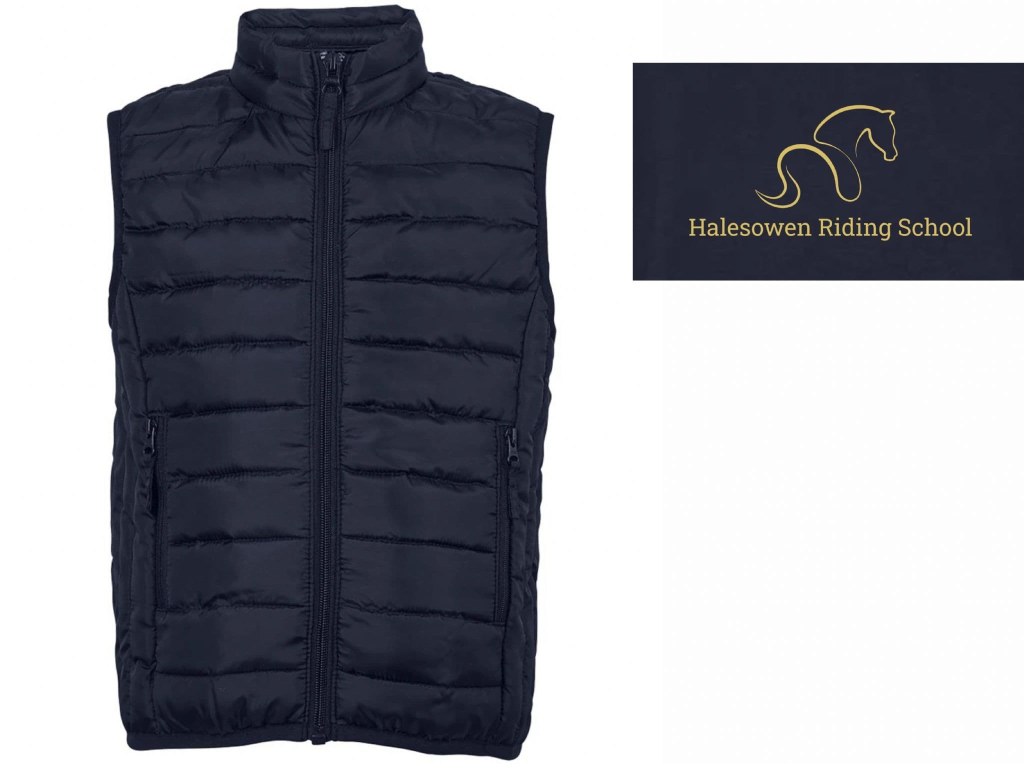 CHILDRENS Halesowen Navy Padded Gilet – 04446