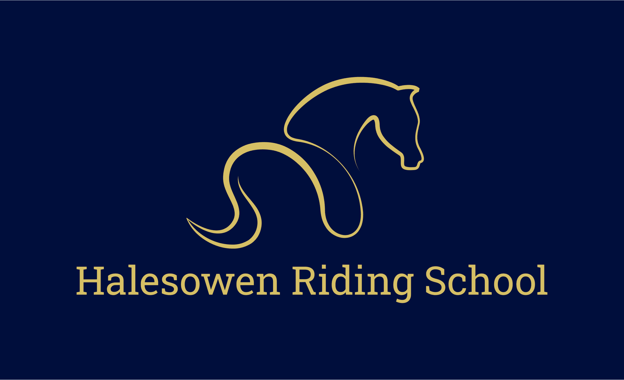 Children's "Halesowen Riding School" Navy Sweatshirt UX7
