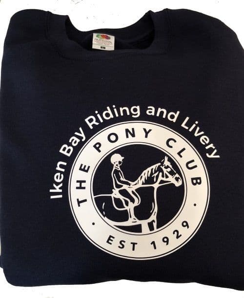Children's Iken Bay Riding and Livery Navy Sweatshirt
