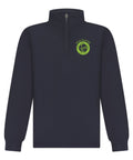CHILDRENS Mid Surrey Navy Quarter Zip Top – LV875