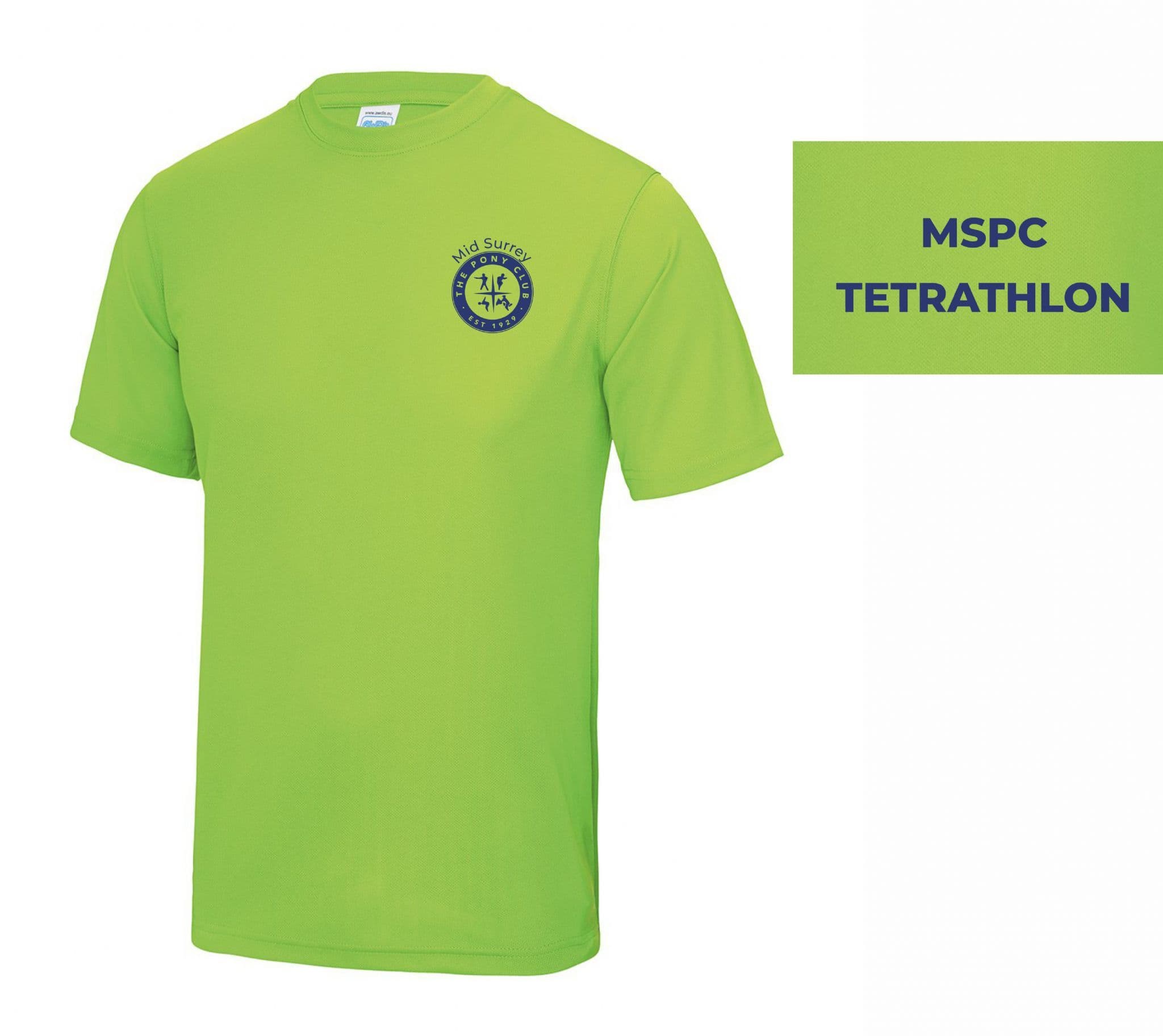 CHILDRENS Mid Surrey Tet Electric Green 'Cool' T-shirt – JC001B