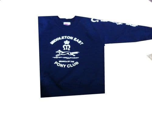 Children's' Middleton East Pony Club Navy Sweatshirt