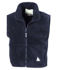 Children's Minchinhampton Navy Blue Fleece Gilet RE37J