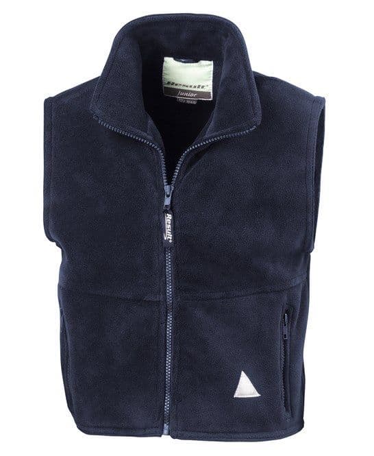 Children's Minchinhampton Navy Blue Fleece Gilet RE37J