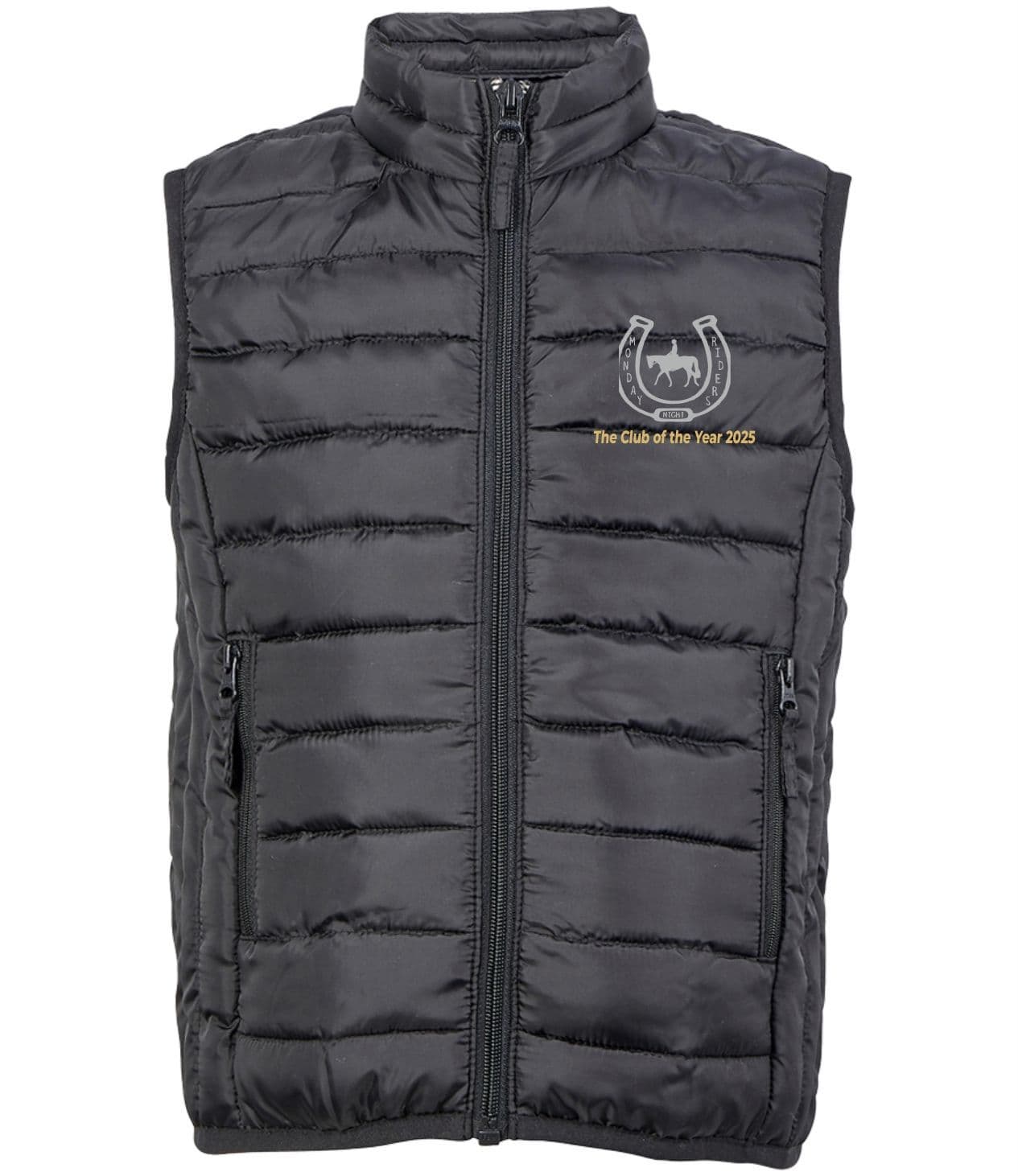 CHILDRENS Monday Riders Black Padded Gilet – 04446