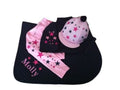 Children's Navy/Baby Pink Base Layer Cross Country Colours