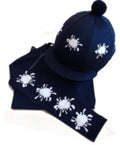 Children's Navy Base Layer & Hat Silk