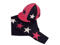 Children's Navy/Hot pink/White Base Layer & Hat Silk