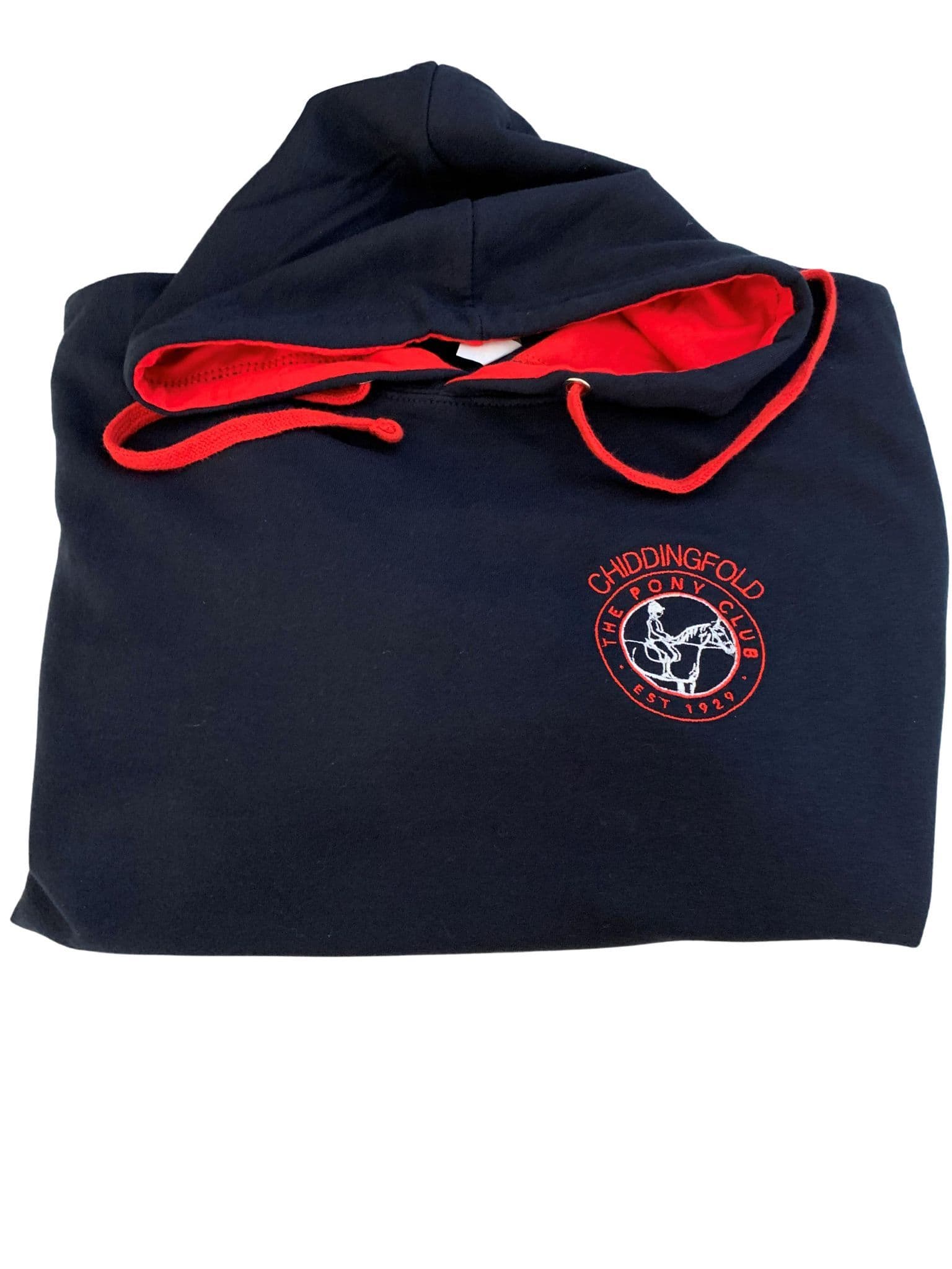 Children's Navy/Red Chiddingfold Pony Club Team Hoodie