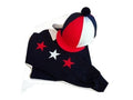 Children's Navy/Red/White Rugby Shirt & Matching Silk