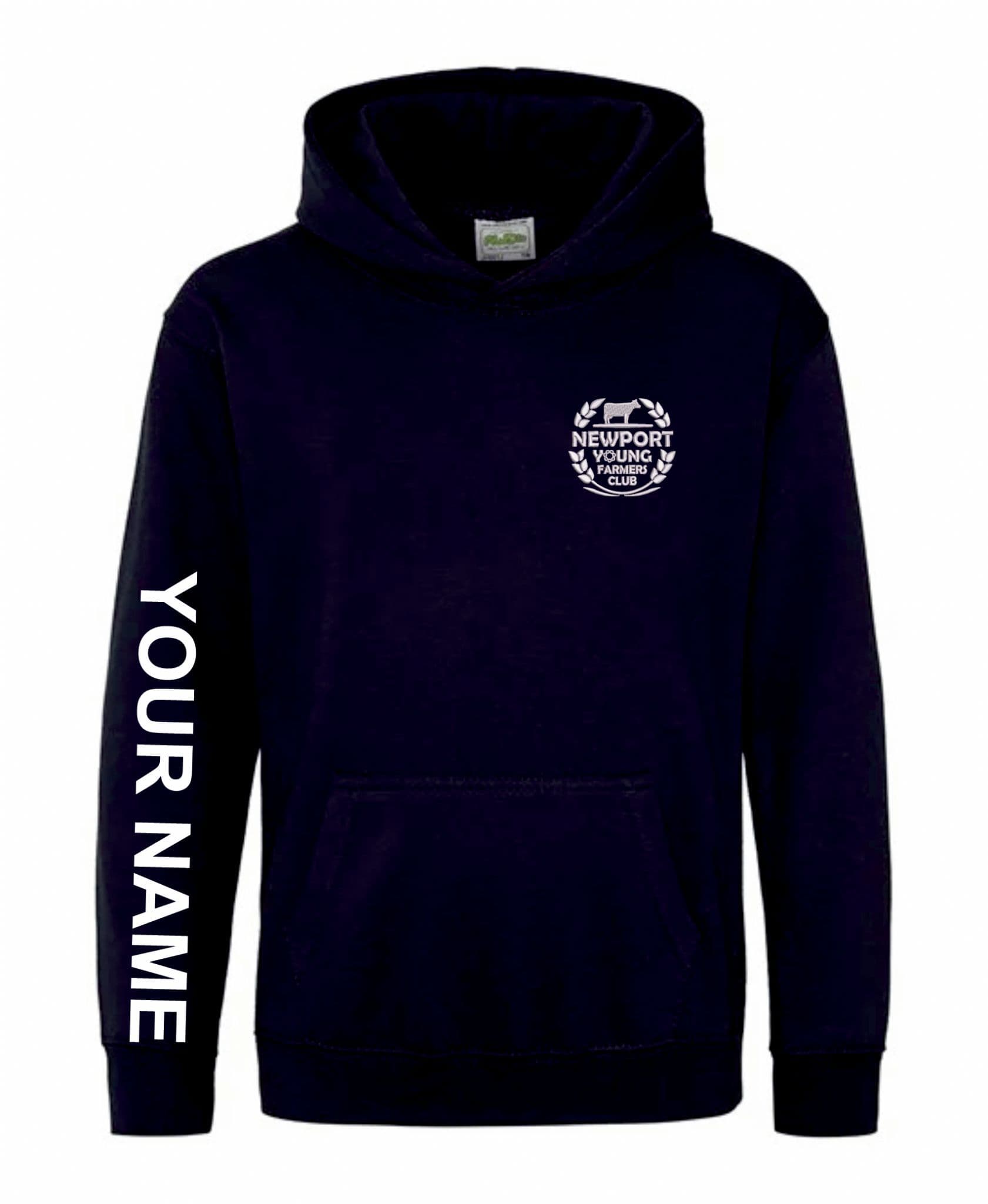 Children's Newport YF Navy Hoodie