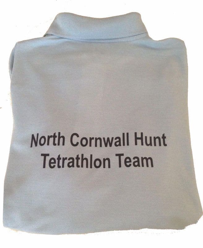 Children's North Cornwall Light Blue Tetrathlon Long Sleeve Polo