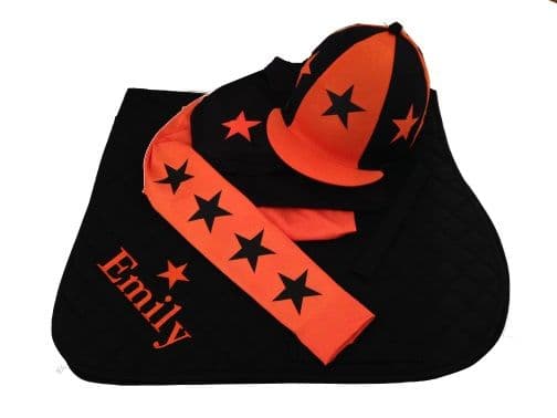 Children's Orange/Black Base Layer Cross Country Colours