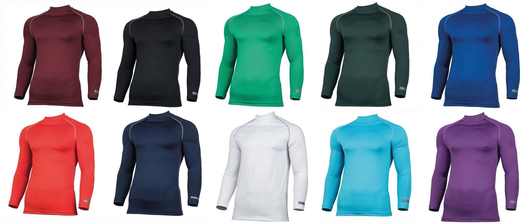 Children's Printed LONG SLEEVE Rhino Base Layers Many Colours (long Sleeve)