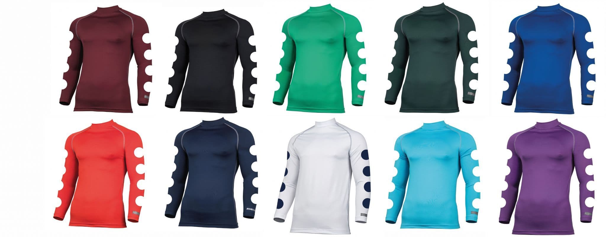 Children's Printed LONG SLEEVE Rhino Base Layers Many Colours (long Sleeve)
