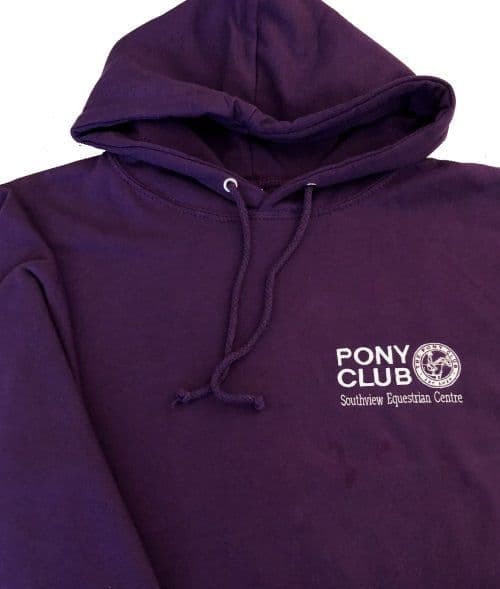 Children's Purple Southview equestrian centre pony club Hoodie