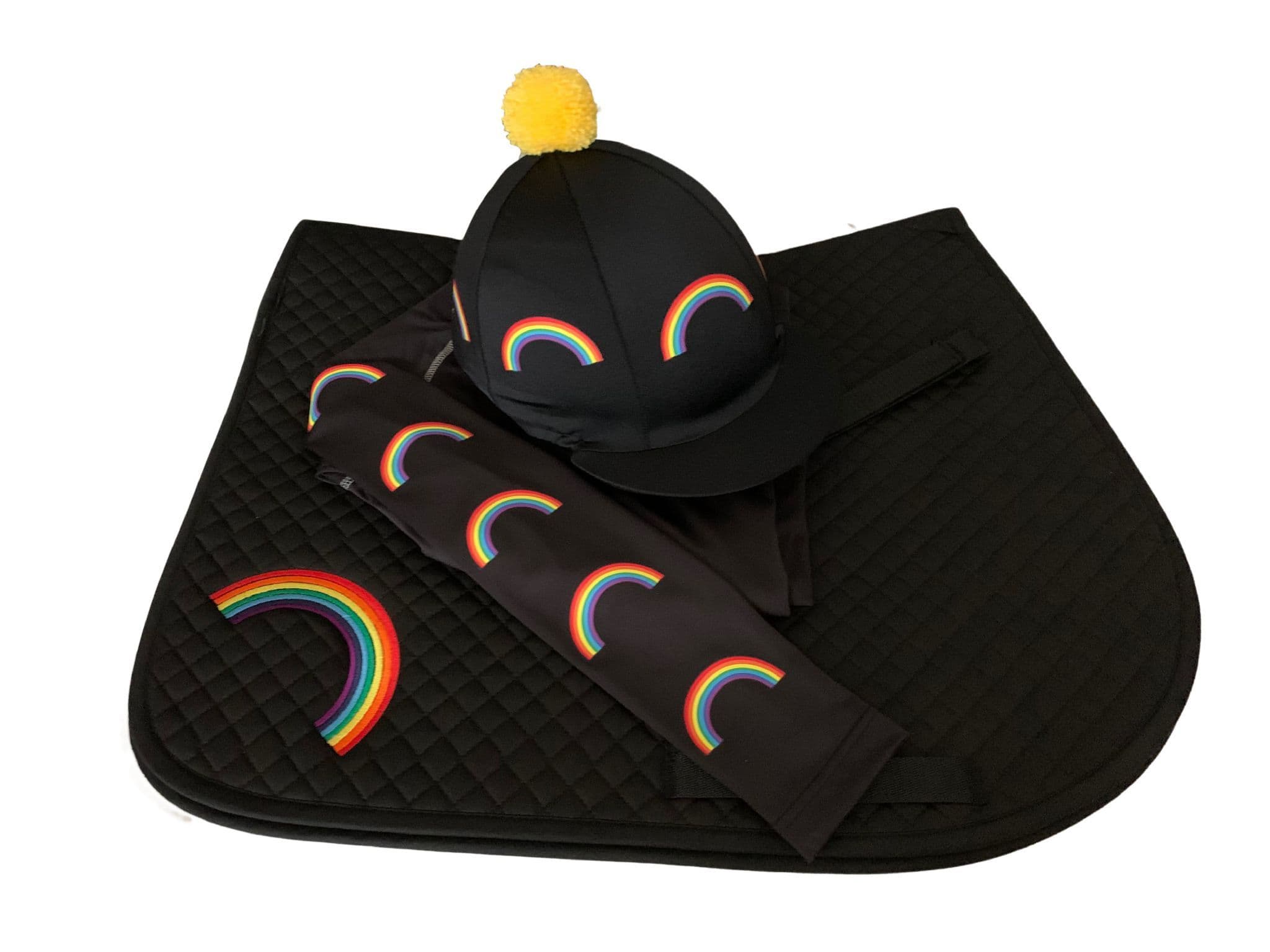 Children's Rainbow Base Layer Cross Country Set
