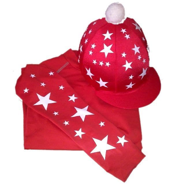 Children's Red Base Layer & Hat Silk