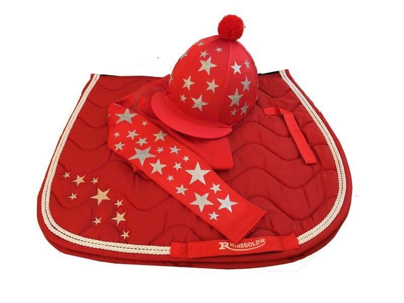 Children's Red Glitter Base Layer Cross Country Colours