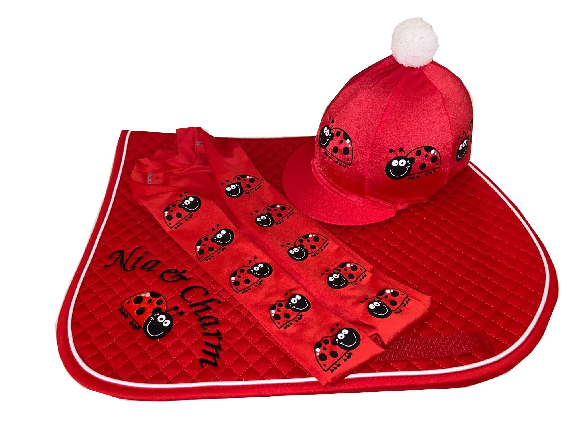 Children's Red Ladybird Base Layer Cross Country Colours