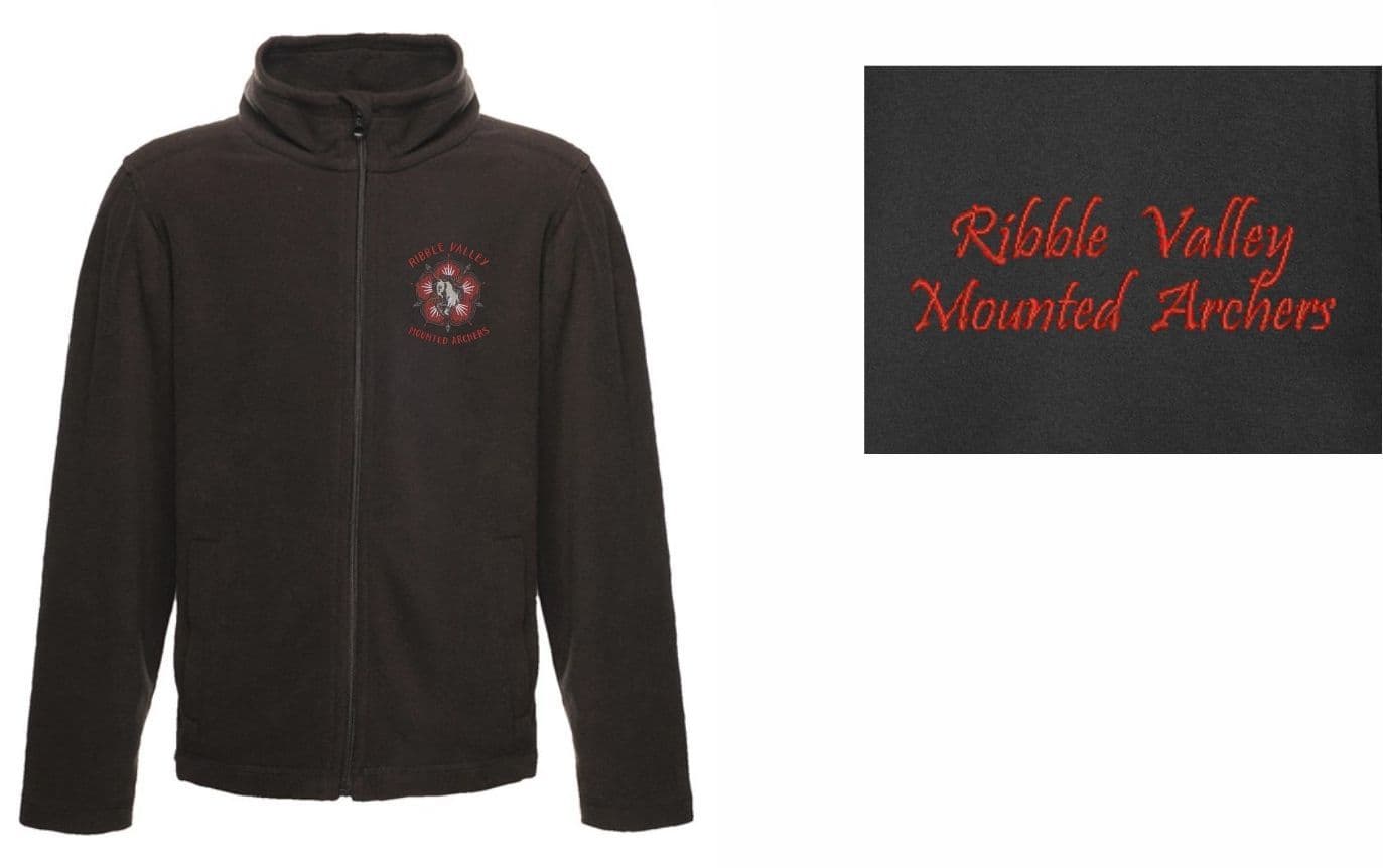 Children's Ribble Valley Mounted Archers Black Fleece jacket RG258B