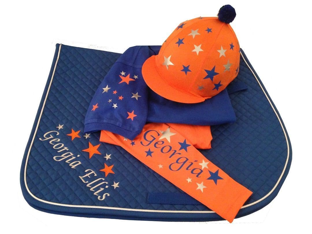 Children's Royal/Orange Base Layer Cross Country Colours